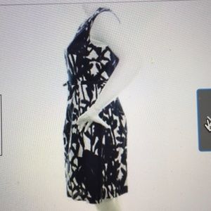 ADRIANNA PAPELL | Blue floral a-line dresses